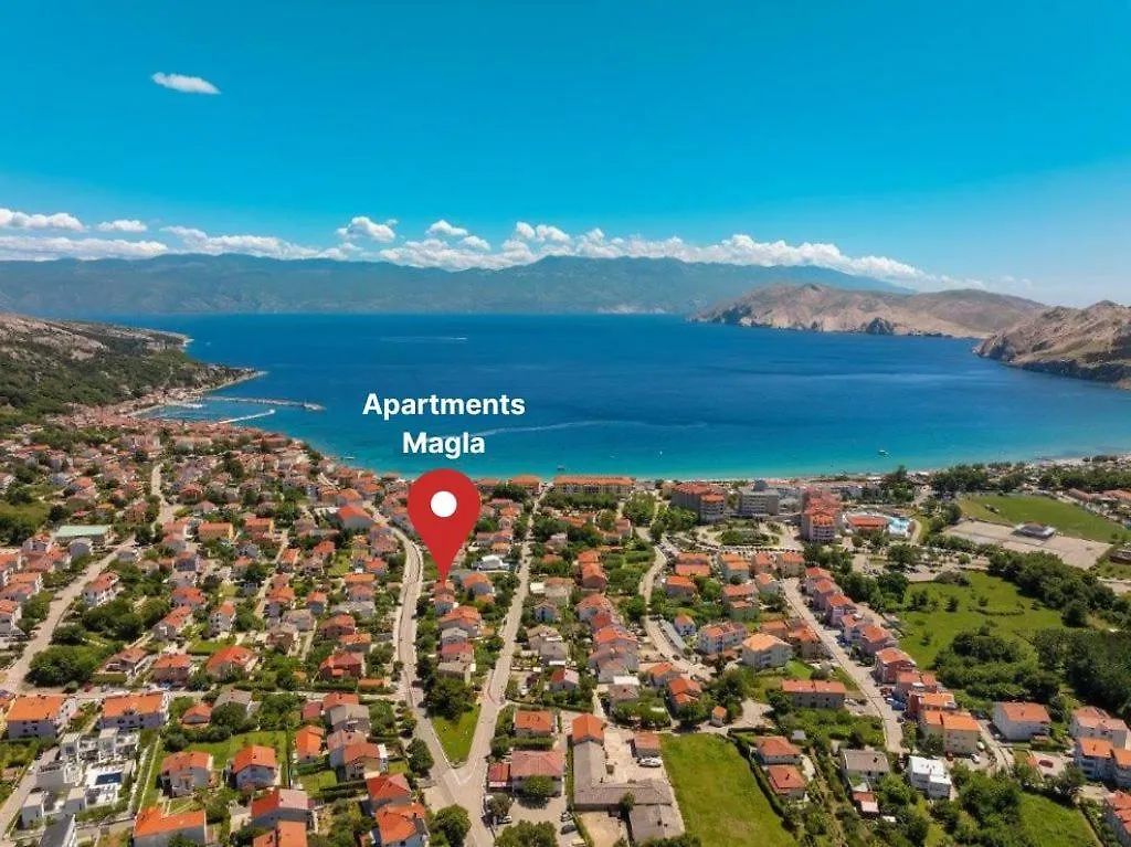 Apartments Magla With Terrace Baska  Croatia